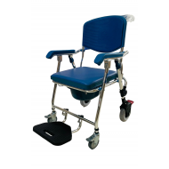 Lightweight Foldable Aluminium Shower Commode Chair